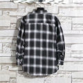 Plaid Shirt Men's Long-Sleeved Korean Loose Trend Hong Kong Style Handsome Japanese Couple Casual Jacket